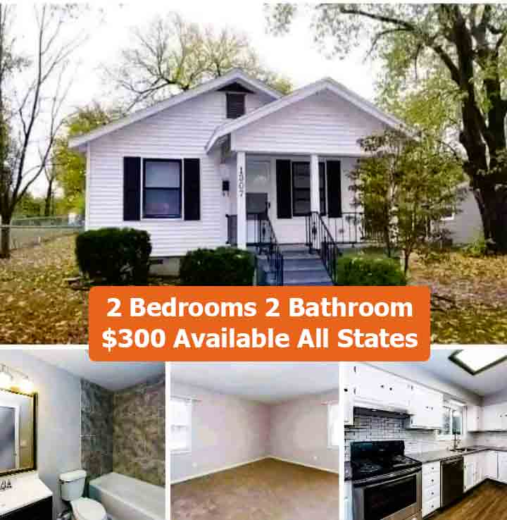 2 Bedrooms 2 Bathroom $300 Available All States